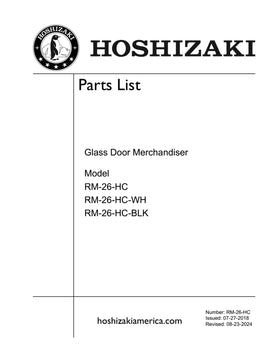RM-26-HC-BLK ice machine parts diagram