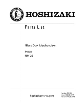 RM-26 ice machine parts diagram