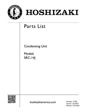 SRC-14J ice machine parts diagram