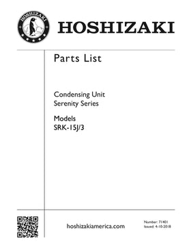 SRK-15J3 ice machine parts diagram