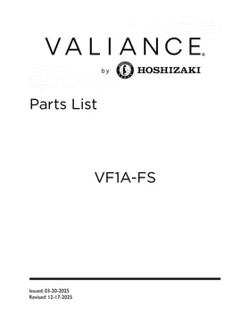 VF1A-FS ice machine parts diagram